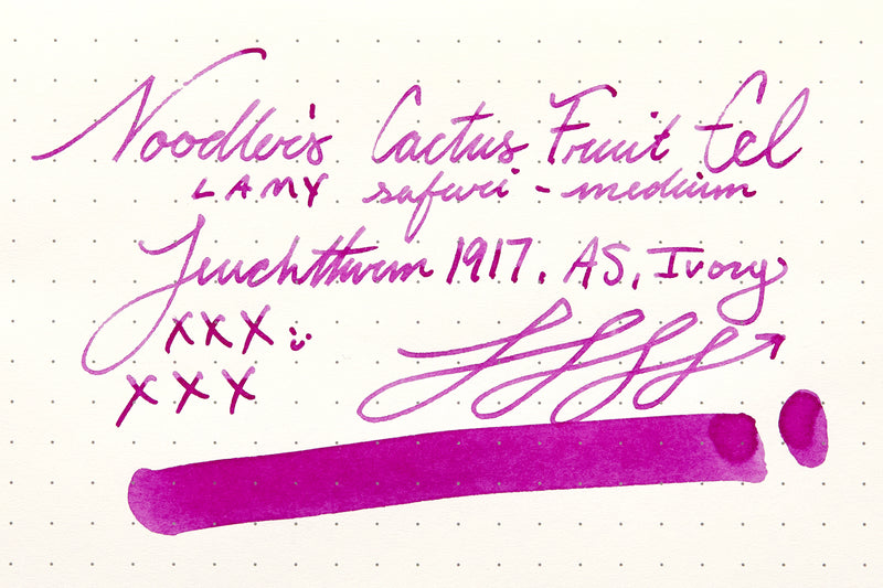 Noodler's Cactus Fruit Eel - Ink Sample