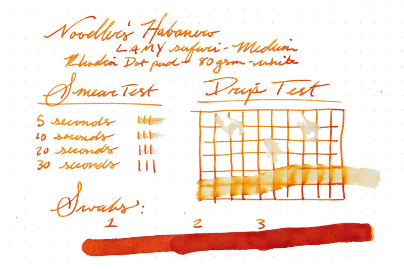 Noodler's Habanero - Ink Sample