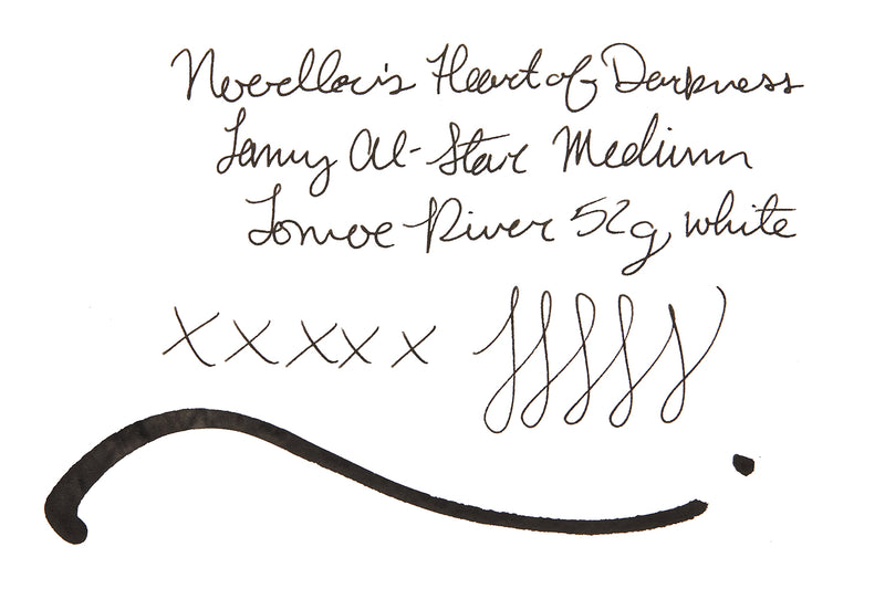 Noodler's Heart of Darkness - 4.5oz Bottled Ink with Free Charlie Pen