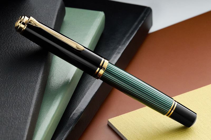 Pelikan M1000 Fountain Pen - Black/Green