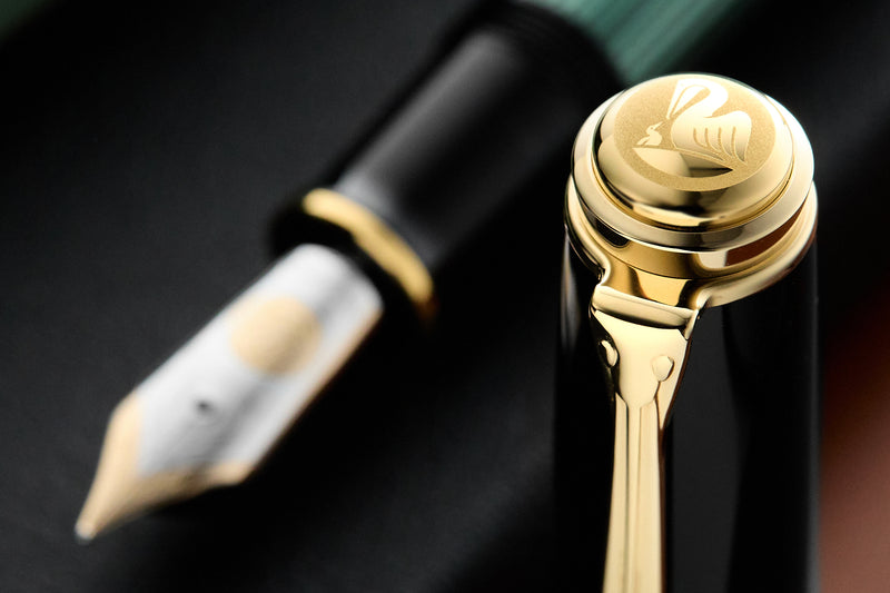 Pelikan M1000 Fountain Pen - Black/Green