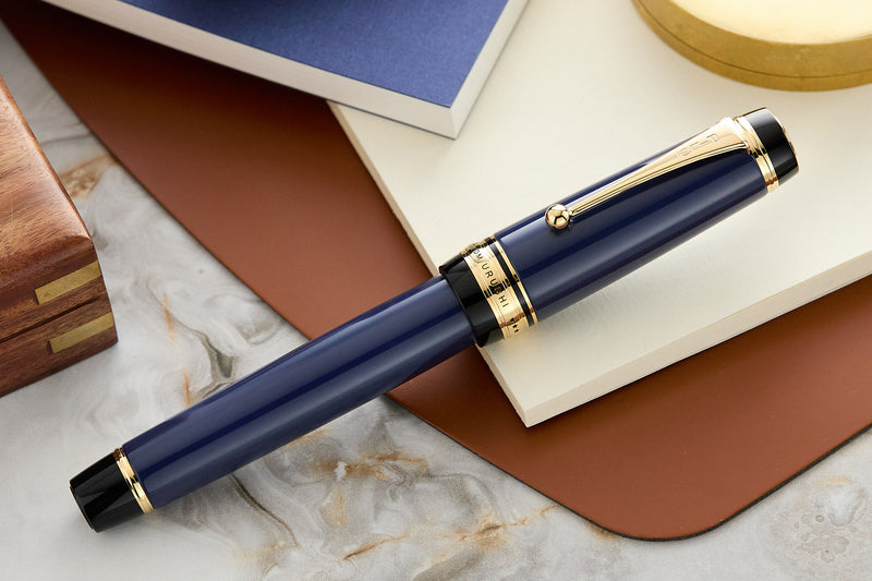 Pilot Custom Urushi Fountain Pen - Prussian Blue