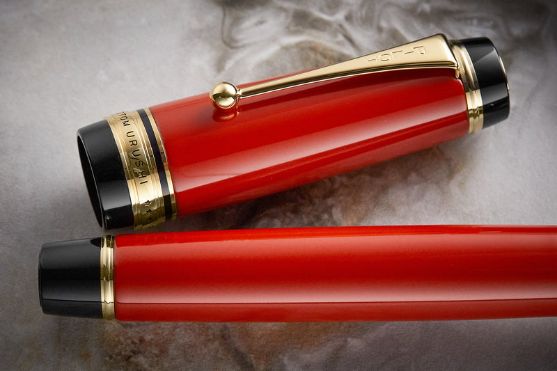 Pilot Custom Urushi Fountain Pen - Vermillion