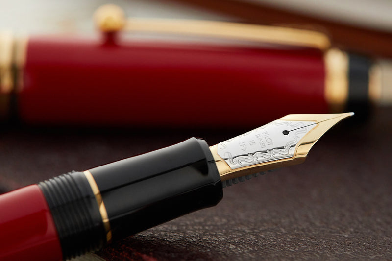 Pilot Custom 845 Urushi Fountain Pen - Vermillion