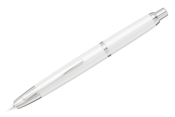 Pilot Vanishing Point Decimo Fountain Pen - White - The Goulet Pen