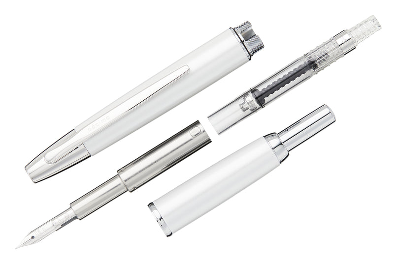 Pilot Vanishing Point Decimo Fountain Pen - White