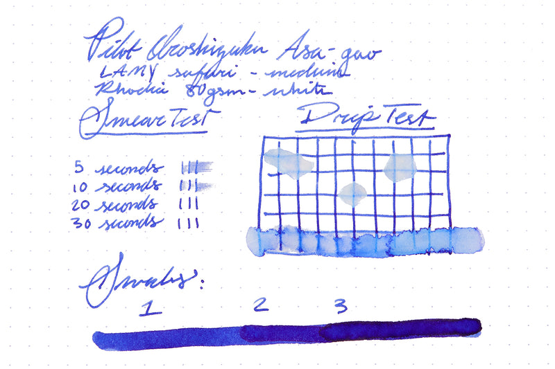 Pilot Iroshizuku Asa-gao - Ink Sample