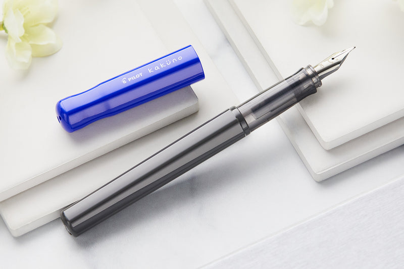 Pilot Kakuno Fountain Pen - Blue/Gray