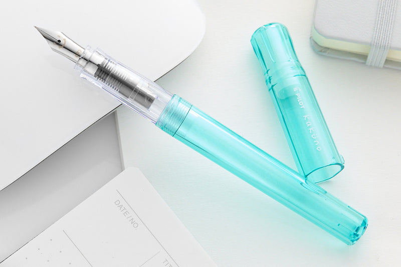 Pilot Kakuno Fountain Pen - Translucent Aqua