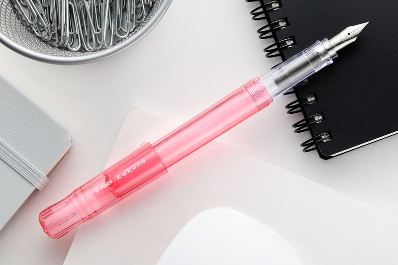 Pilot Kakuno Fountain Pen - Translucent Coral