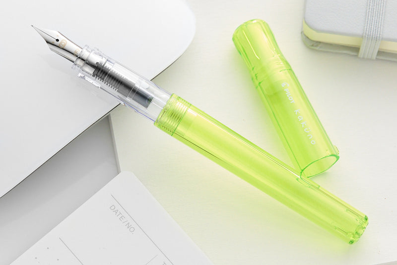 Pilot Kakuno Fountain Pen - Translucent Green