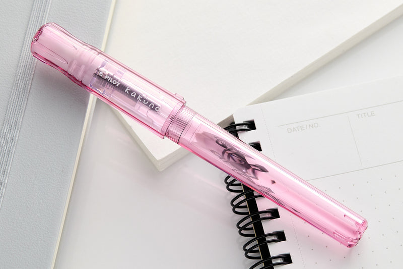 Pilot Kakuno Fountain Pen - Translucent Pink