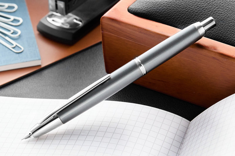 Pilot Vanishing Point Decimo Fountain Pen - Dark Grey