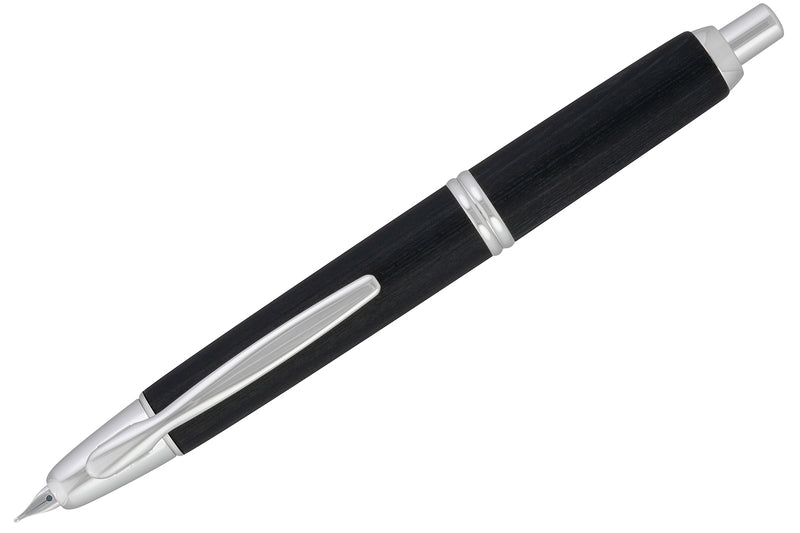 Pilot Vanishing Point Fountain Pen - Birchwood Black