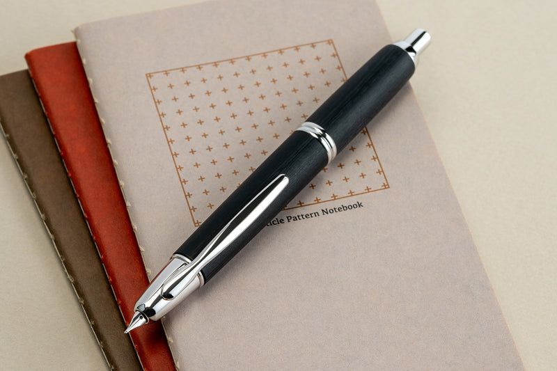 Pilot Vanishing Point Fountain Pen - Birchwood Black