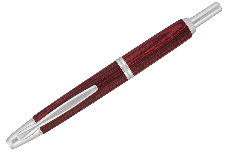 Pilot Vanishing Point Fountain Pen - Birchwood Red