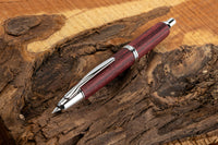 Pilot Vanishing Point Fountain Pen - Birchwood Red