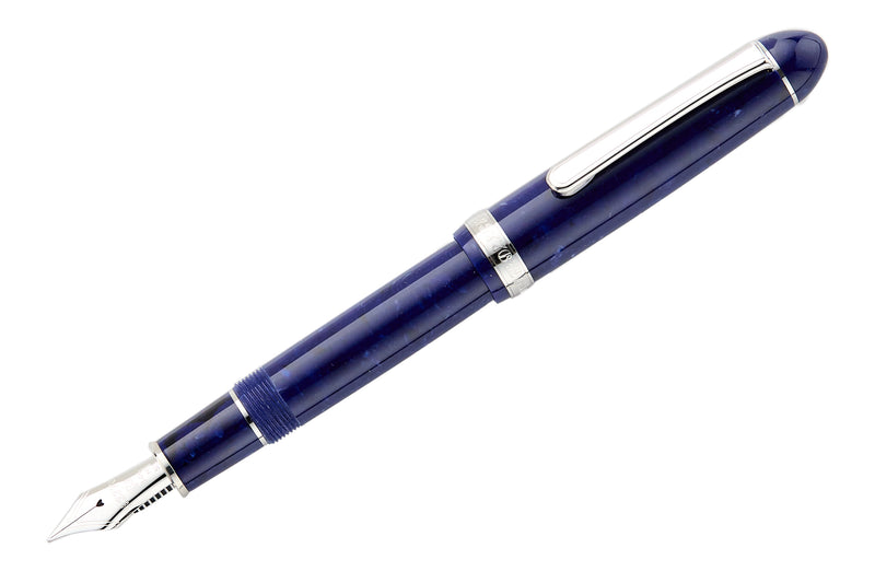 Platinum #3776 Celluloid Fountain Pen - Midnight Blue Ocean