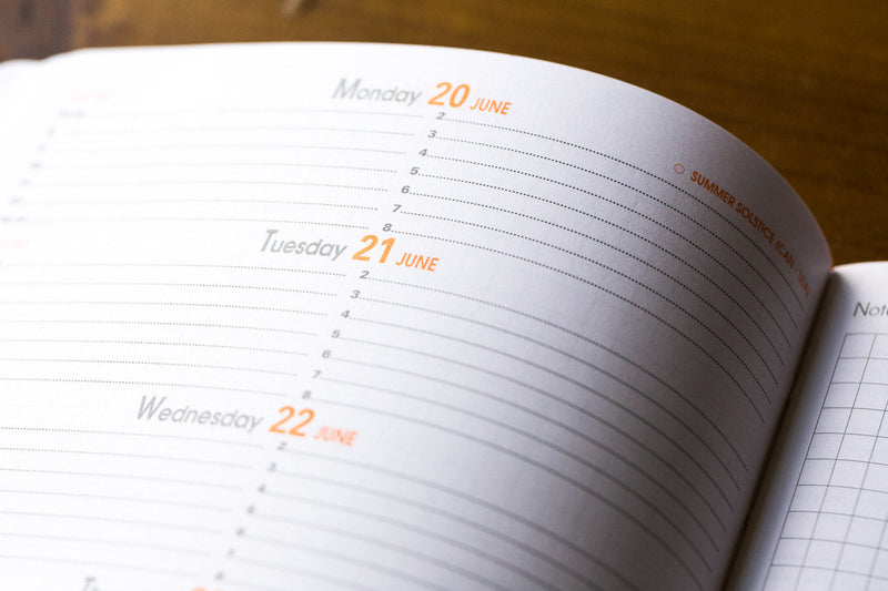 Rhodia 2025 Weekly Planner Black The Goulet Pen Company