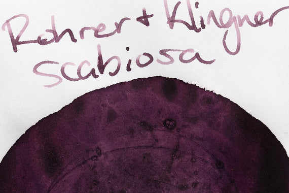 Rohrer & Klingner Scabiosa (iron gall) - Ink Sample