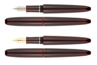 SCRIBO PIUMA Fountain Pen - Hane Tamenuri w/ Ruthenium (Limited Edition)