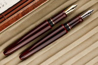 SCRIBO PIUMA Fountain Pen - Hane Tamenuri w/ Ruthenium (Limited Edition)