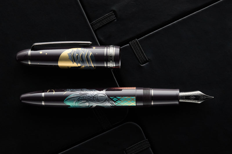 Sailor 1911L Ninja Maki-e Fountain Pen - Oshiro