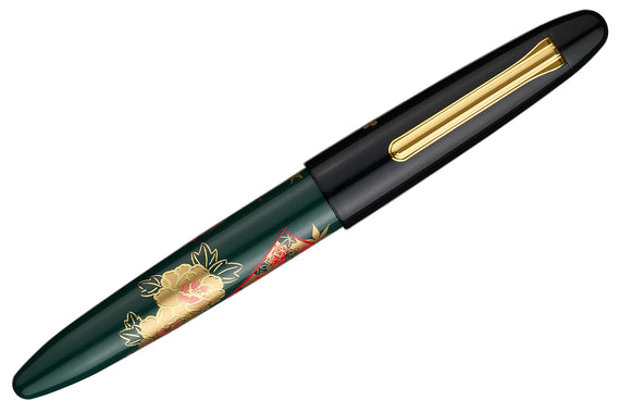 Sailor 1911 King of Pens Maki-e Fountain Pen - Hanafuda Ino-shika-cho (Limited Edition)