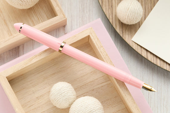 Sailor Compass Fude De Mannen Fountain Pen - Pearl Pink, 40°