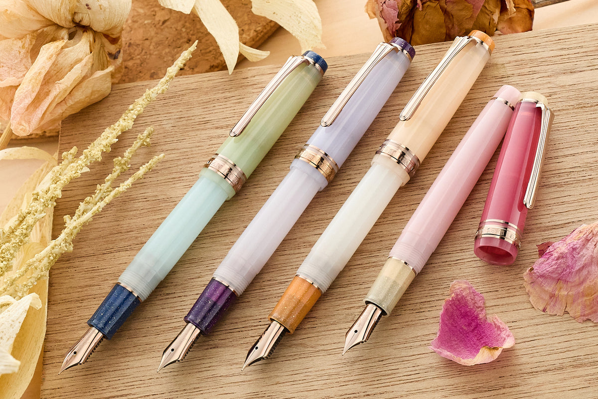 Sailor Pro Gear Slim Fountain Pens - Dried Flower collection