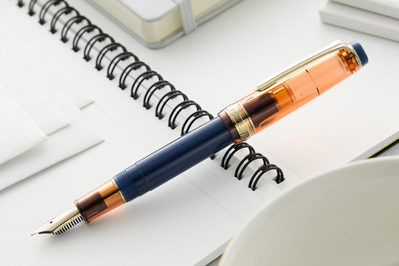 Sailor Pro Gear Slim Manyo Fountain Pen Set - Persimmon (Limited Edition)