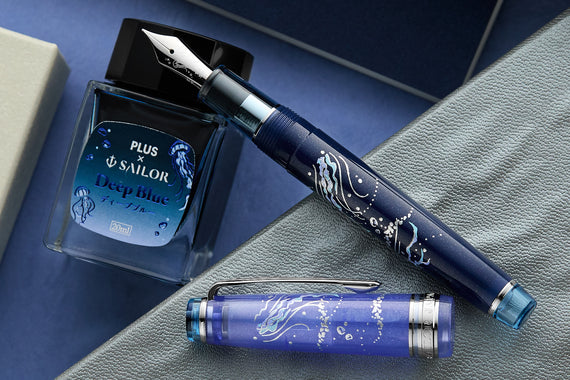 Sailor Pro Gear Slim Fountain Pen & Ink Set - Jellyfish (Limited Edition)