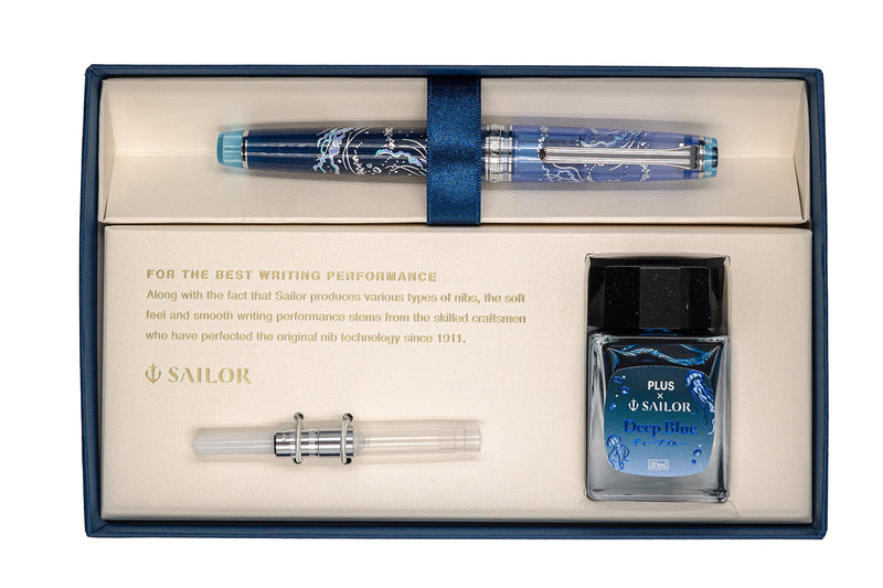 Sailor Pro Gear Slim Fountain Pen & Ink Set - Jellyfish (Limited Edition)