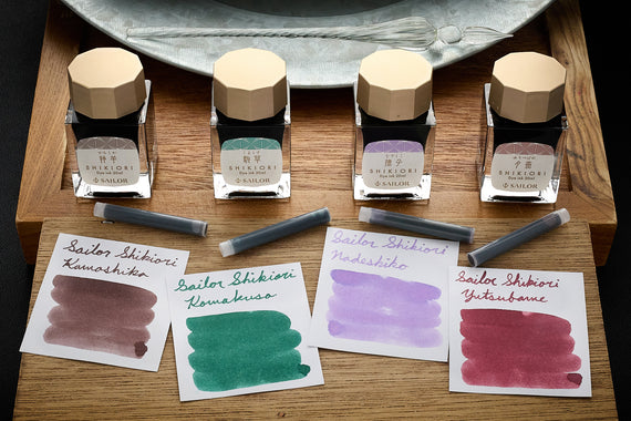 Sailor Shikiori Sansui fountain pen inks