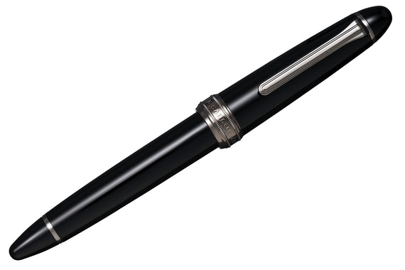 Sailor 1911L Naginata Togi Fountain Pen - Black/Black