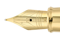 Sheaffer 100 Fountain Pen - Bright Chrome/Gold