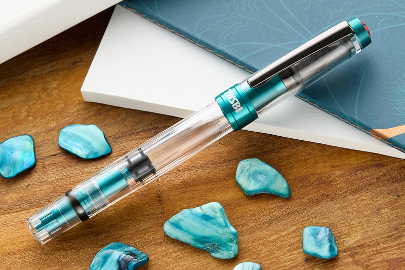 TWSBI Diamond 580ALR Fountain Pen - Caribbean w/ Onyx