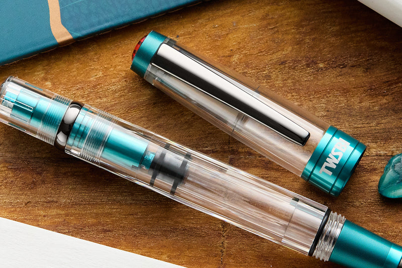 TWSBI Diamond 580ALR Fountain Pen - Caribbean w/ Onyx