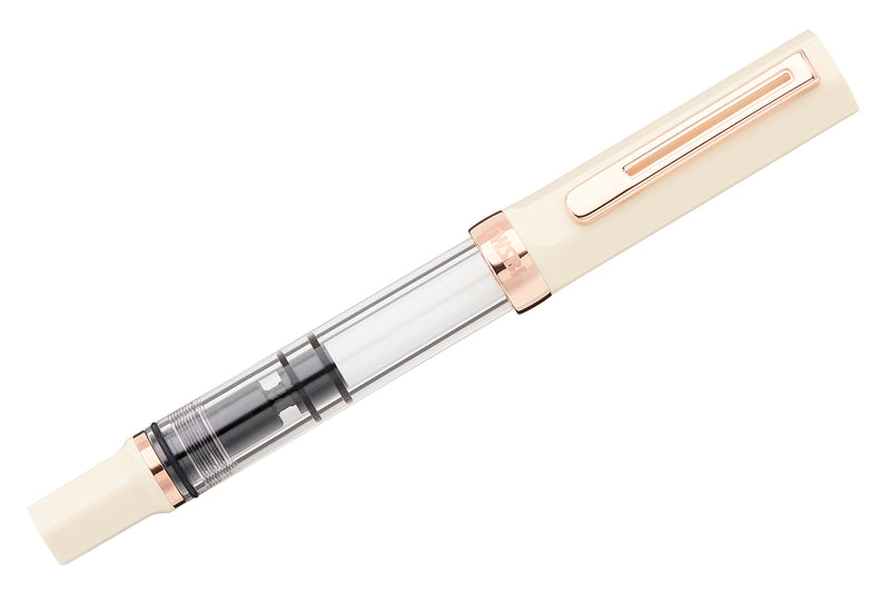 TWSBI ECO Fountain Pen - Creme w/ RoseGold