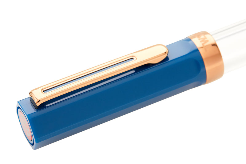 TWSBI ECO Fountain Pen - Indigo Blue w/ Bronze Trim