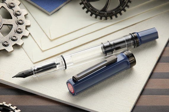 TWSBI ECO Fountain Pen - Slate Blue w/ Onyx