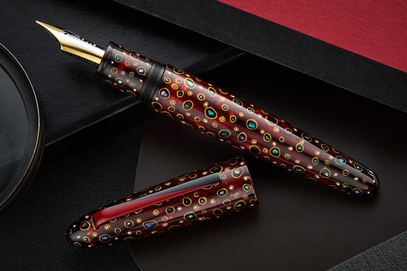 TACCIA Empress Shin Tsugaru Nuri Fountain Pen - Ame-Iro (Limited Edition)