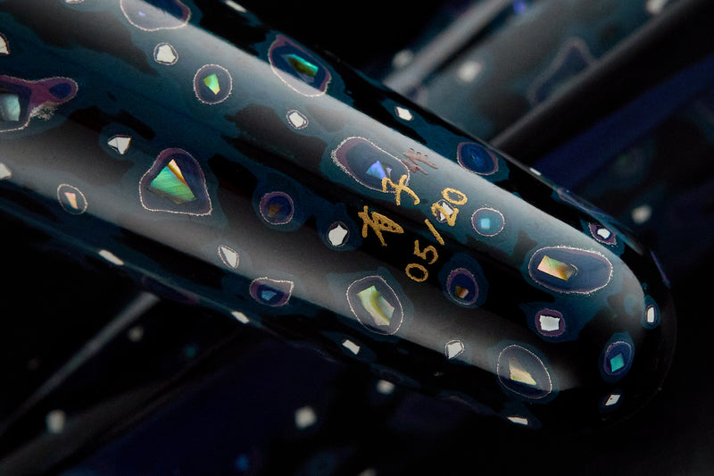 TACCIA Empress Shin Tsugaru Nuri Fountain Pen - Ao-Iro (Limited Edition)