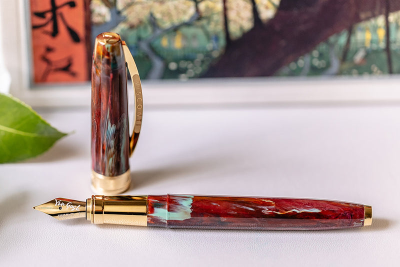 Visconti Van Gogh Fountain Pen - Flowering Plum Orchard