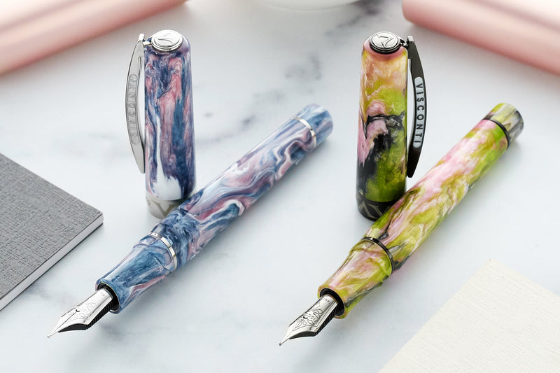 Visconti Voyager Mariposa Fountain Pen - Malachite