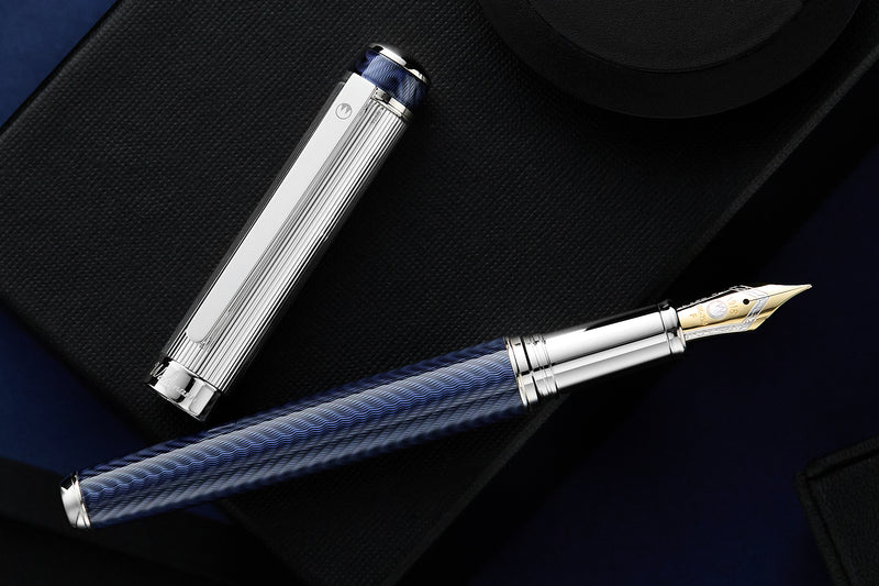 Waldmann Grandeur Fountain Pen - Ocean Blue