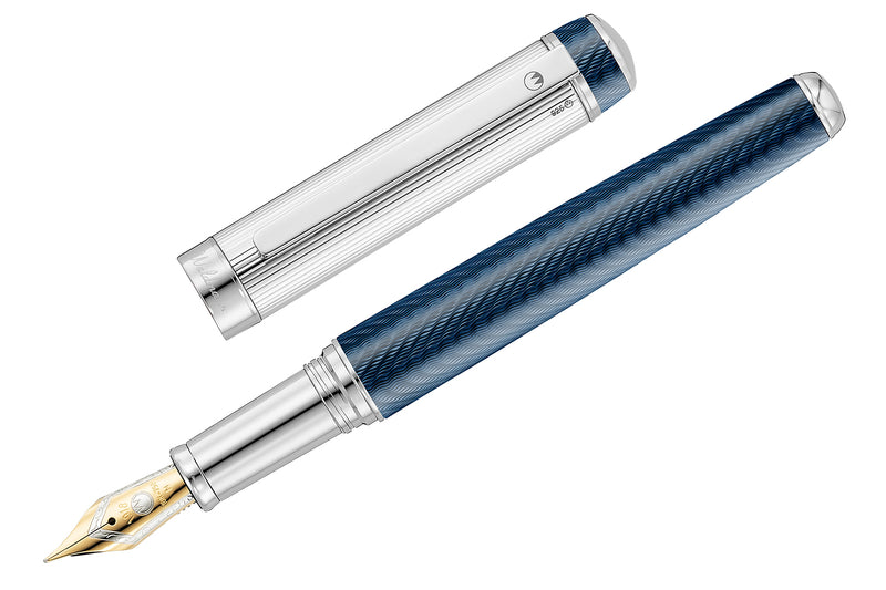 Waldmann Grandeur Fountain Pen - Ocean Blue