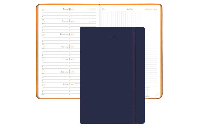 Rhodia 2025 Weekly Planner Midnight The Goulet Pen Company