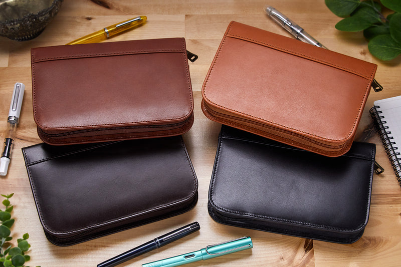 Aston Leather 10 Pen Case Review - Leather Pen Case - Pen Chalet