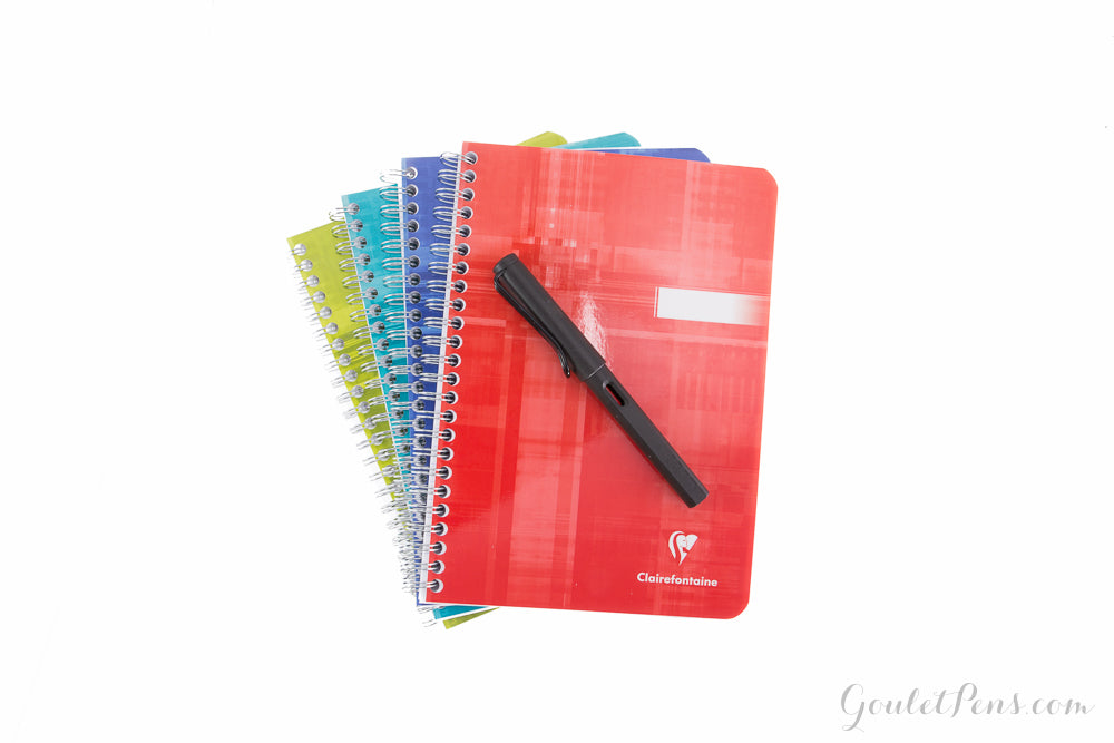 clairefontaine-celeste-leather-hard-cover-a5-lined-notebook-red-garden